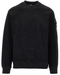 C.P. Company - Crewneck Cotton Sweatshirt With Nfc Lens - Lyst