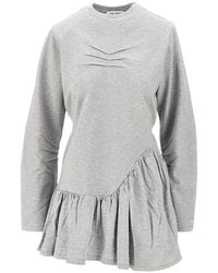 The Attico - Mélange Jersey Mini Dress - Lyst