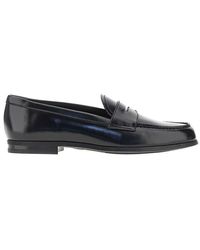 Church's - 'Natalie' Fumé Polished Leather Loafers - Lyst