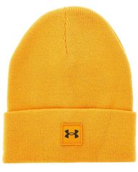 Under Armour - Knitted Beanie Hat With Logo Patch - Lyst