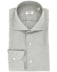 Borriello - Cotton And Linen Tailored Shirt - Lyst