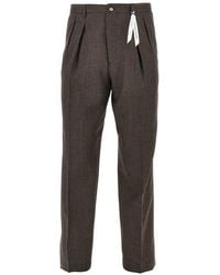 Santaniello - Mirò Rima Wool Pants - Lyst