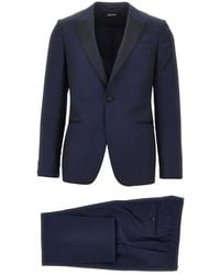 ZEGNA - Wool And Mohair Evening Tailored Suit - Lyst