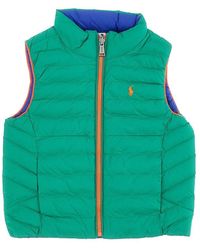 Ralph Lauren - Padded Nylon Reversible Vest Kids - Lyst