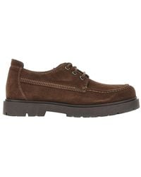 Birkenstock - Suede Leather Lace-Up Shoes - Lyst