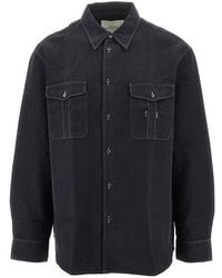 Studio Nicholson - 'Louro' Cotton And Linen Shirt - Lyst