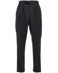 Herno - Technical Poplin Pants With Drawstring - Lyst
