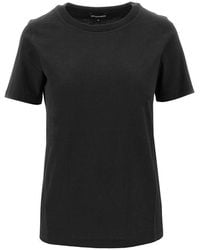 Emporio Armani - T-Shirt With Logo Embroidery - Lyst