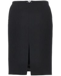 Versace - Virgin Wool Skirt - Lyst