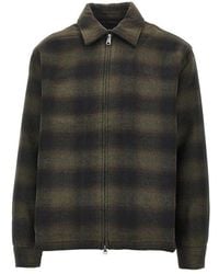 Carhartt - 'Alton' Check Felt Jacket - Lyst