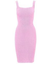 Hunza G - Tank Mini Dress - Lyst