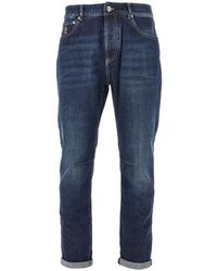 Brunello Cucinelli - Stretch Denim Leisure Fit Jeans - Lyst