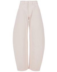 Alaïa - Denim Rounded Pants - Lyst