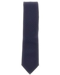 Emporio Armani - Silk Necktie With Logo Motif - Lyst