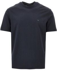 Emporio Armani - Travel Essential Lyocell And Cotton T-Shirt - Lyst