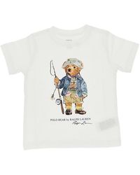 Ralph Lauren - Polo Bear Print T-Shirt Kids - Lyst