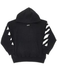 Off-White c/o Virgil Abloh - Diag Paint Print Hoodie Kids 12 - Lyst