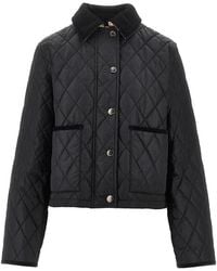 Burberry - Cropped Jacket - Lyst