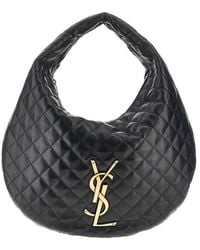 Saint Laurent - 'Icare' Quilted Nappa Leather Hobo Bag - Lyst