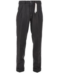 Santaniello - Clark Evoluto Cotton And Linen Pants - Lyst