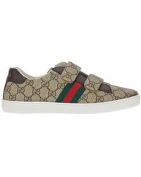 Gucci - Gg Supreme 'Ace' Sneakers Kids - Lyst