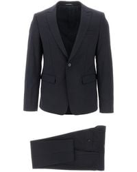 EMPORIO ARMANI DAVID LINE 黒 スーツ Emporio Armani suit David Line Black on SALE | Fashionesta