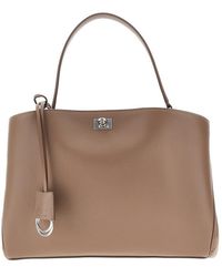 Balenciaga - Smooth Leather Medium 'Rodeo' Bag - Lyst
