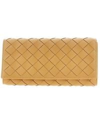 Bottega Veneta - Leather Wallet With Intrecciato Motif - Lyst
