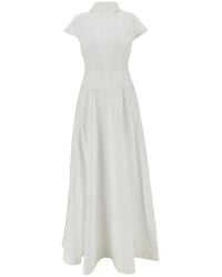 ARMARIUM - 'Arielle' Poplin Long Dress - Lyst