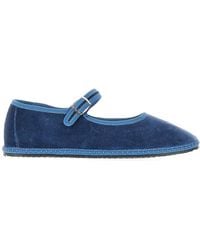 Vibi Venezia - Velvet Mary Jane Slippers - Lyst