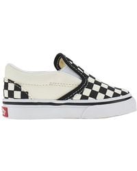 Vans - Classic Slip-On Checkerboard Sneakers Kids - Lyst