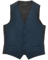 Luigi Bianchi - Wool And Mohair Tailored Vest - Lyst