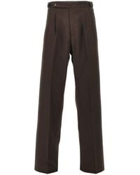 MARSĒM - Twill Pants With Darts - Lyst