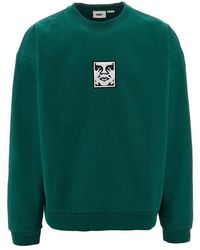 Obey - 'Icon' Extra Heavy Crewneck Sweatshirt - Lyst