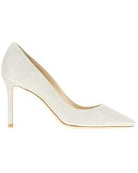 Jimmy Choo - 'Romy 85' Glittered Pumps 37 - Lyst