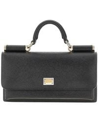 Dolce & Gabbana - Dauphine Print Leather Mini Bag - Lyst