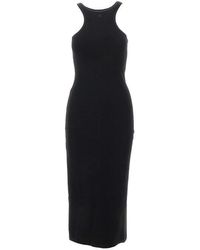 Courreges - Abito Midi 90's A Costine Donna - Lyst