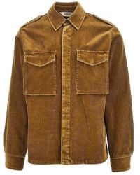 Aspesi - Corduroy Field Shirt - Lyst