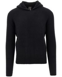 Rick Owens - Knitted Hooded Sweater - Lyst