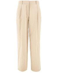 The Row - 'Lilas' Cotton And Linen Pants - Lyst