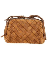 Bottega Veneta - Intrecciato Suede Leather 'Concert' Bag - Lyst