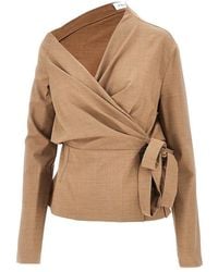 ARMARIUM - 'Thalassa' Virgin Wool Top - Lyst