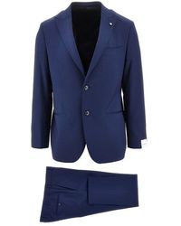 Luigi Bianchi - Super 110's Wool Tailored Suit - Lyst