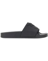 Pinko - Love Birds Logo Rubber Slides - Lyst