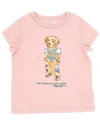 Ralph Lauren - Polo Bear Print T-Shirt Kids - Lyst
