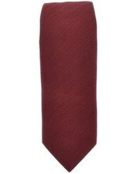 Emporio Armani - Silk Necktie With Jacquard Motif - Lyst