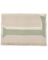 Loewe - Cashmere And Wool Blend Scarf - Lyst