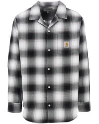 Carhartt - 'Tyers' Check Cotton Shirt - Lyst