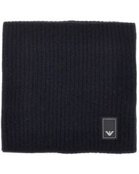 Emporio Armani - Wool And Cashmere Neck Warmer - Lyst