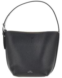 TOTEME - Grained Leather Small Belted Tote Bag - Lyst